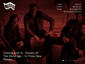 'matadorrecords.com' screenshot