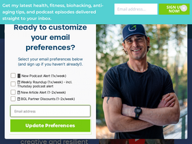 'bengreenfieldlife.com' screenshot