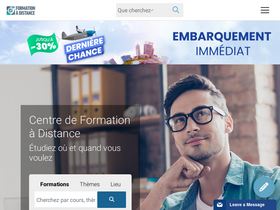 'formationadistance.be' screenshot