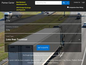 'partnercarrier.com' screenshot