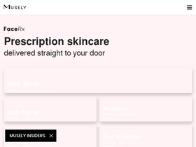 'musely.com' screenshot