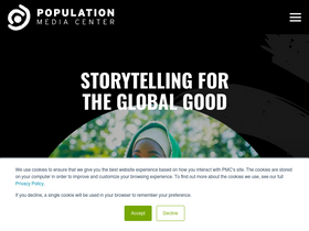 'populationmedia.org' screenshot