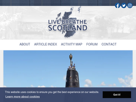 'livebreathescotland.com' screenshot