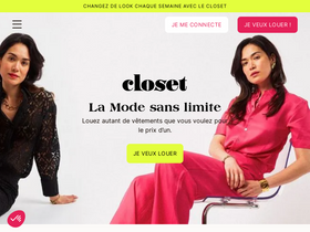 'lecloset.fr' screenshot