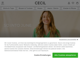 'cecil.de' screenshot