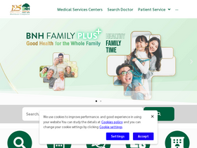 'bnhhospital.com' screenshot