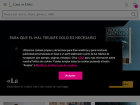 'casadellibro.com' screenshot