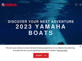 'yamahaboats.com' screenshot