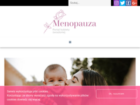 'menopauza.pl' screenshot