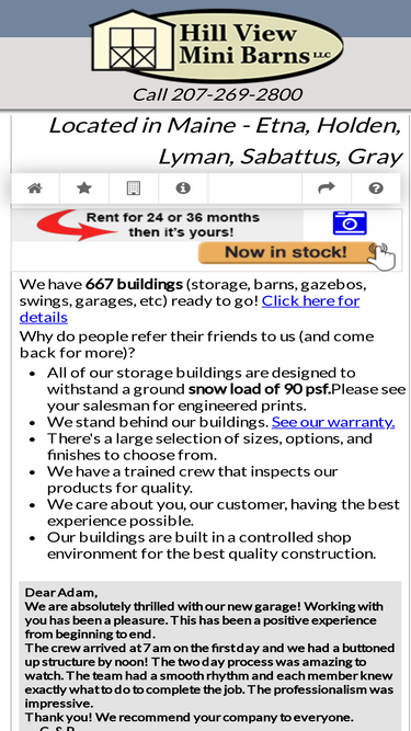 hillviewminibarns.com