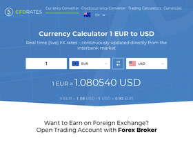 'cfdrates.com' screenshot