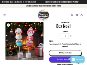 tonton-pierrot.com homepage screenshot