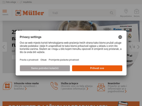 'mueller.hr' screenshot