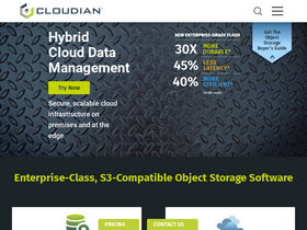 'cloudian.com' screenshot