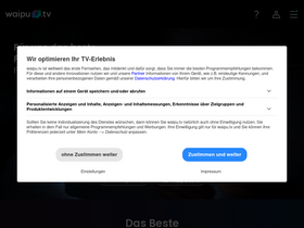 'waipu.tv' screenshot