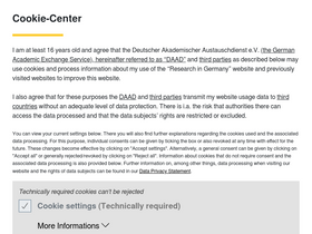 'research-in-germany.org' screenshot