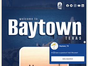 'baytown.org' screenshot