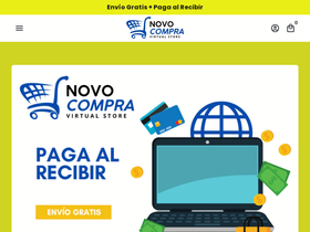 NovoCompras.com website screenshot