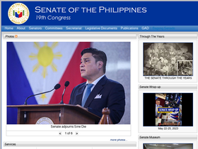 'senate.gov.ph' screenshot