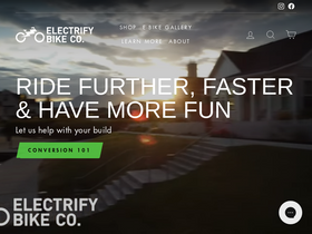 'electrifybike.com' screenshot