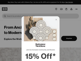 'bedrosians.com' screenshot