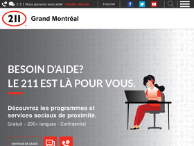 '211qc.ca' screenshot
