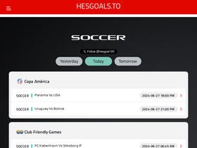 hesgoal.name Competitors - Top Sites Like hesgoal.name