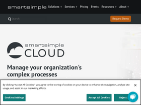 'smartsimple.com' screenshot