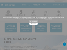 'stat.si' screenshot