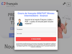 'francaisavecpierre.com' screenshot