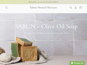 sabun.co.nz homepage screenshot