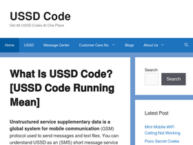 'ussdcode.in' screenshot