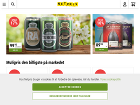 'netpris.dk' screenshot