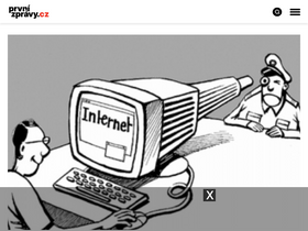 'prvnizpravy.cz' screenshot