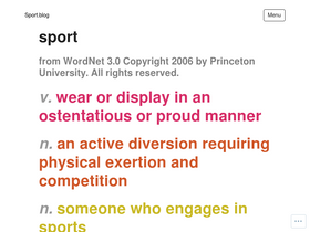 'sport.blog' screenshot
