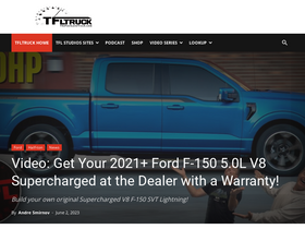 'tfltruck.com' screenshot