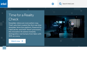 'intel.co.uk' screenshot