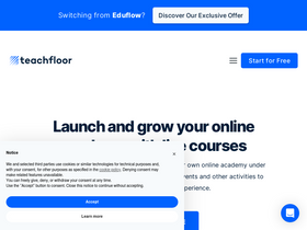 'teachfloor.com' screenshot