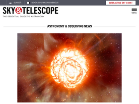 'skyandtelescope.com' screenshot