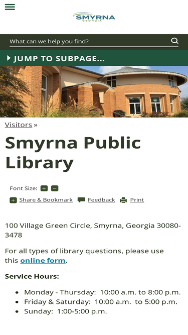 smyrna-library.com