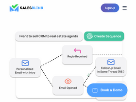 'salesblink.io' screenshot