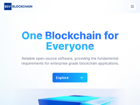 'bsvblockchain.org' screenshot