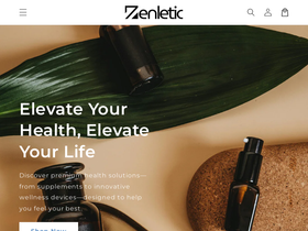 Zenletic website screenshot
