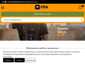 'nautikalazer.com.br' screenshot