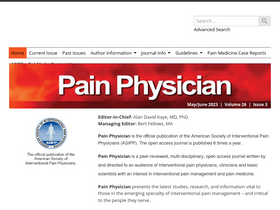 'painphysicianjournal.com' screenshot