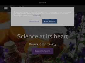 'in-cosmetics.com' screenshot