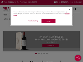 'vilaviniteca.es' screenshot