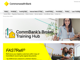 'commbroker.com.au' screenshot
