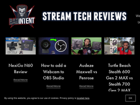 'streamtechreviews.com' screenshot