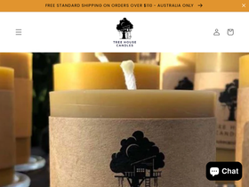 treehousecandles.com.au homepage screenshot